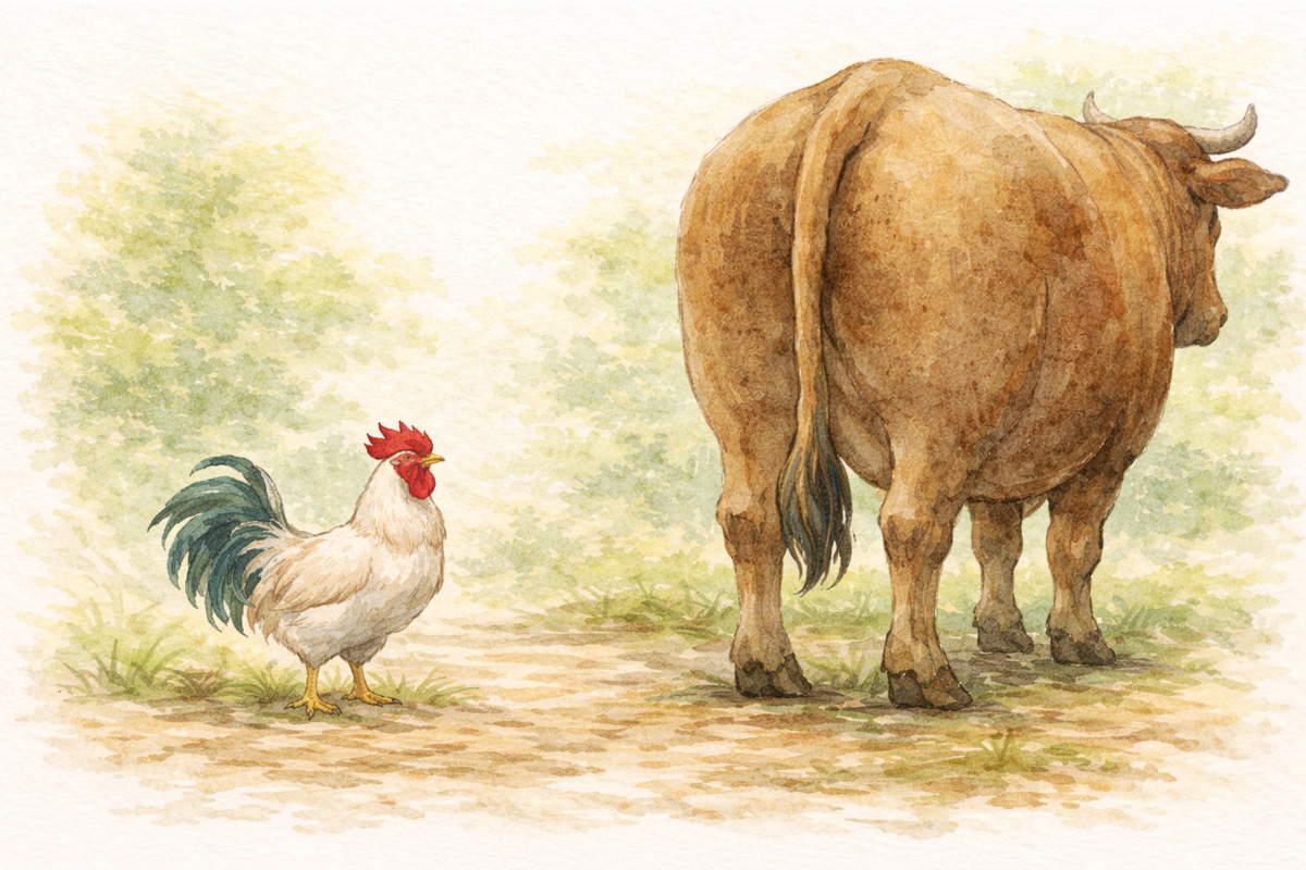 鶏頭となるも牛後となるなかれ:大きな組織の末端で使われるより、小さくても独立した組織の長となる方がよいという教訓